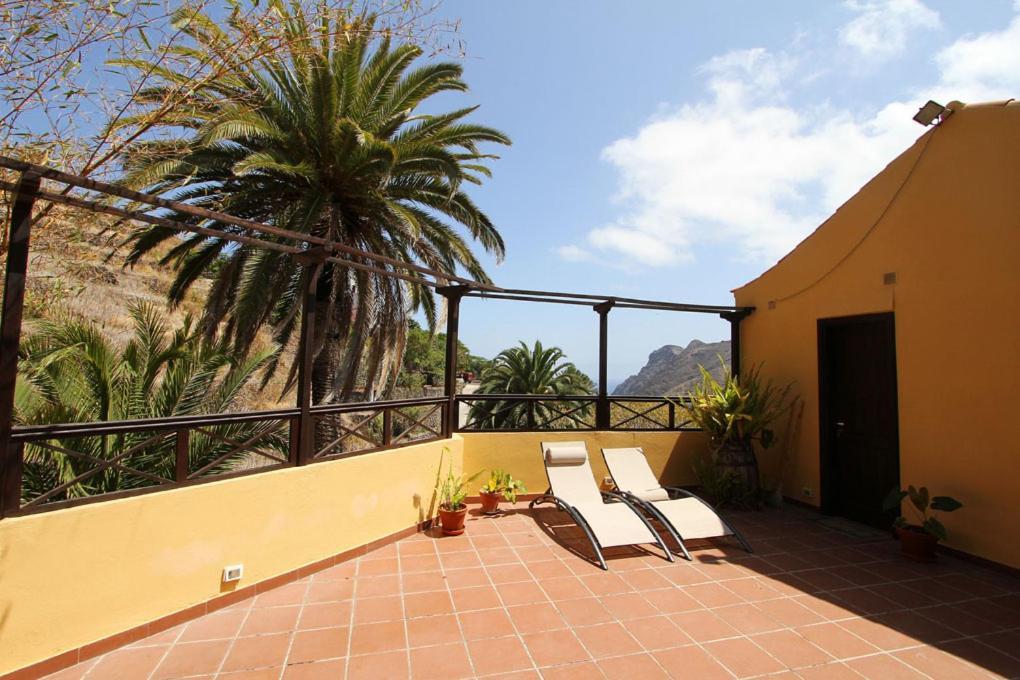 Casa Rural Los Aromos - Wunderschones Landhaus Mit Meerblick Hermigua Kültér fotó